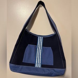 LAND'S END canvas zipper tote